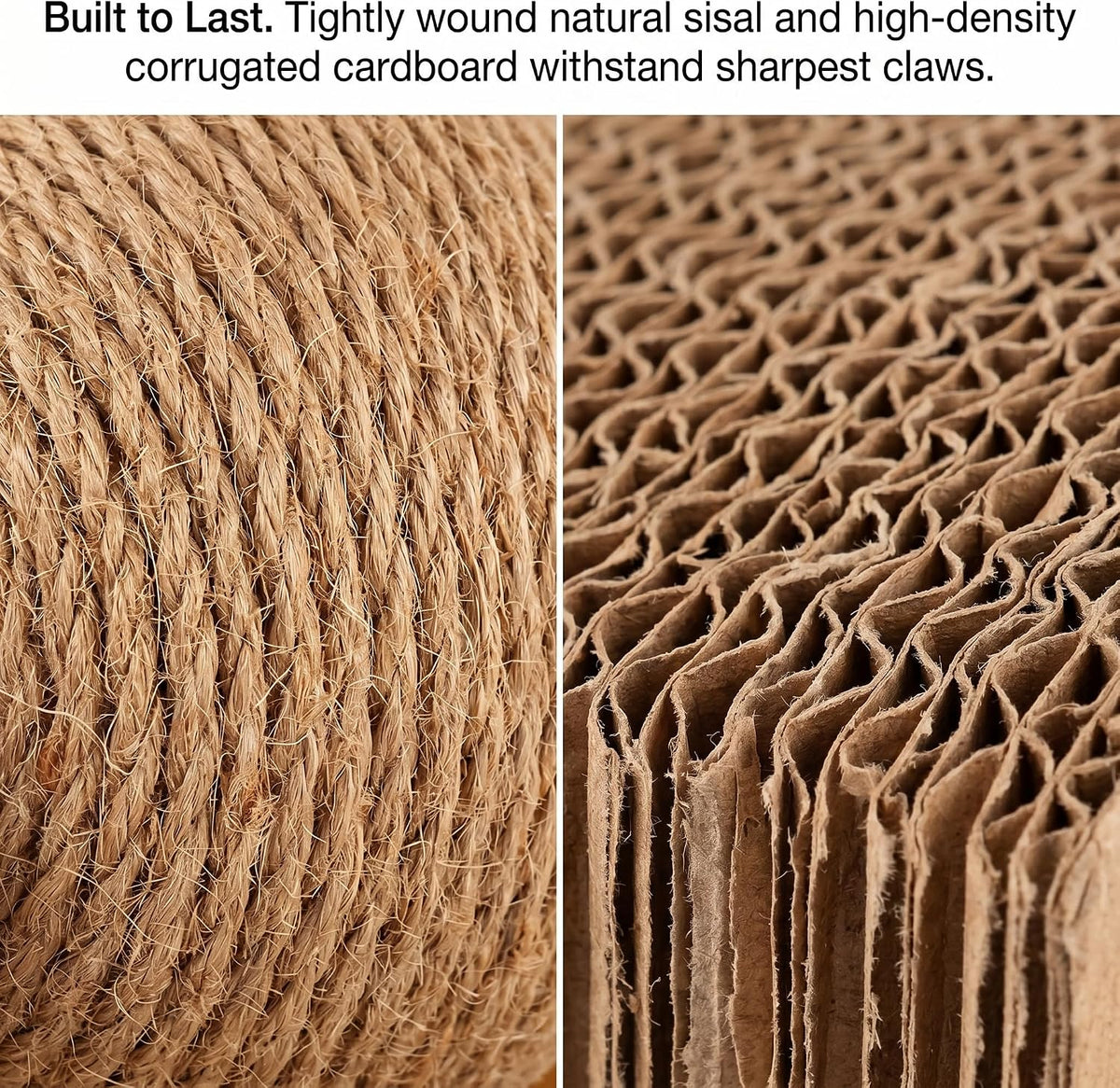 3-Pack Cat Scratching Ball and Slanted Scratching Board Set – Sisal Rope Ball Scratching Toy; Interactive Pet Toy for Indoor Kittens